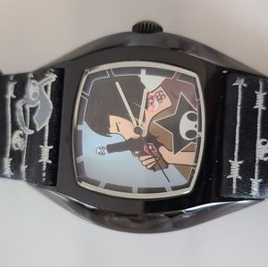 Tokidoki Barbwire Watch. Genuine Leather.  Needs new battery.